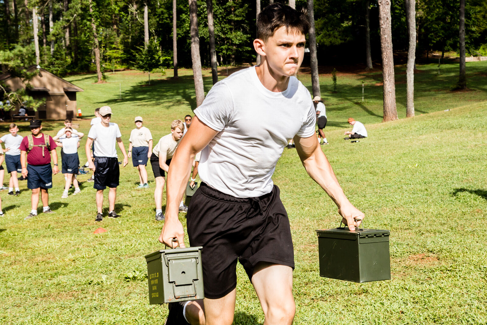 McDowell High NJROTC Hosts Summer Leadership Training Camp